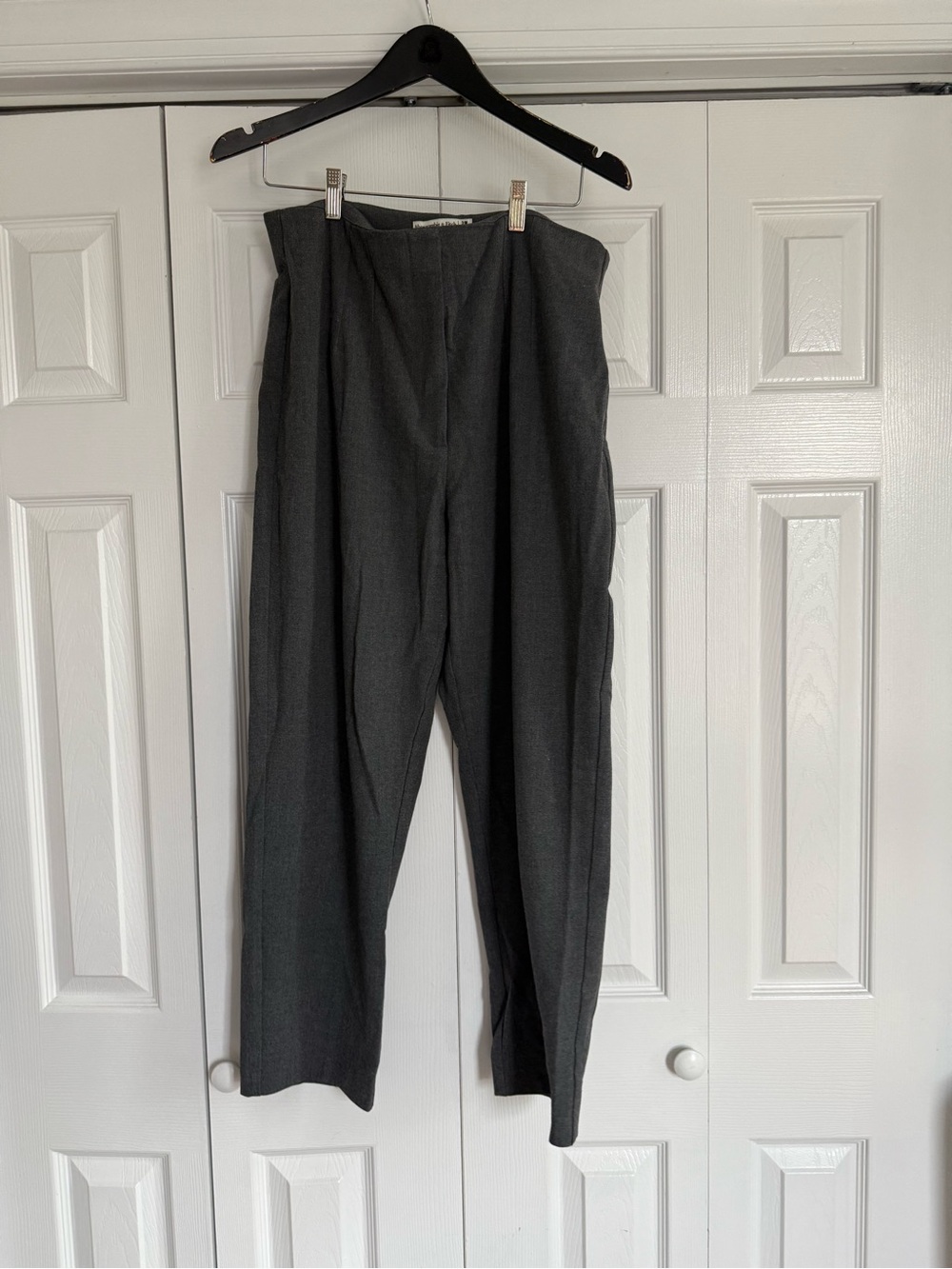 Abercrombie & Fitch Gray Tailored Trousers